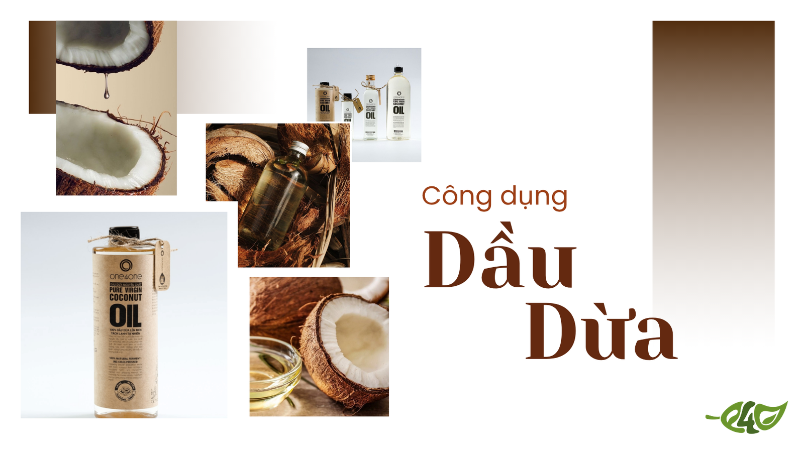 Dầu dừa nguyên chất One4One