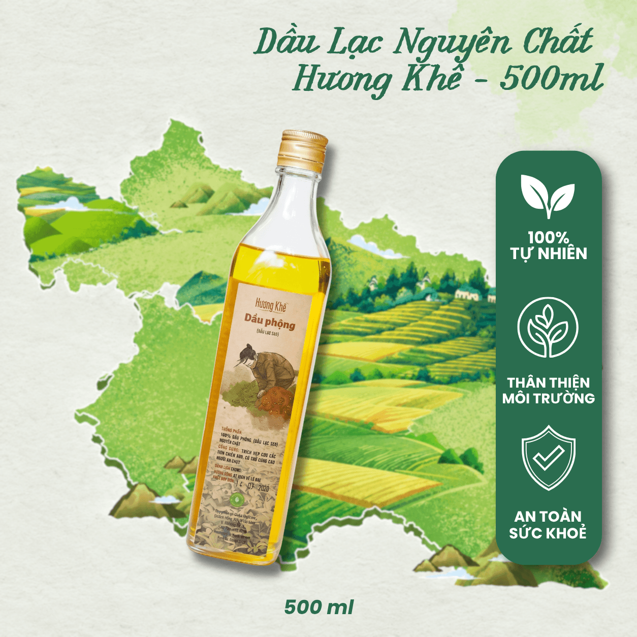 Dầu Lạc Nguyên Chất