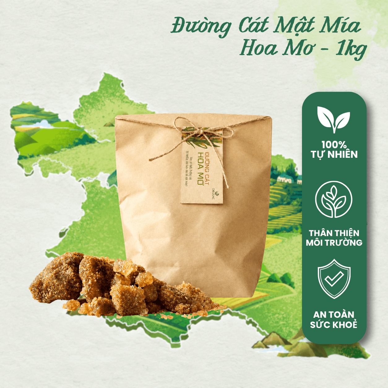 Đường Cát Mật Mía Hoa Mơ One4One